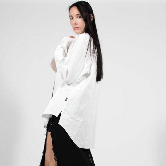 Pills Grosgrain Signature Pierced Buttondown Shirt