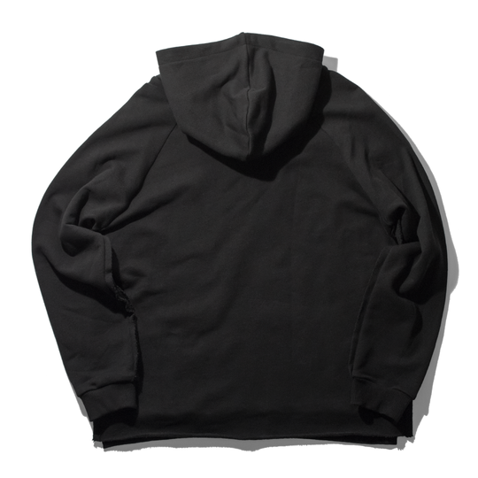 Black Pierced Signature Hoodie