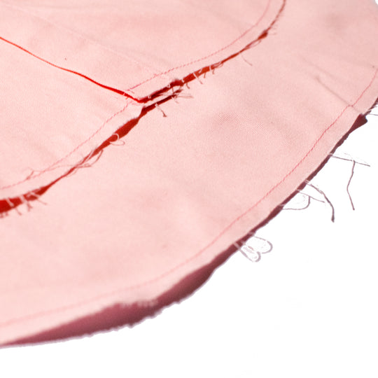 Pink Signature Pierced Buttondown Shirt