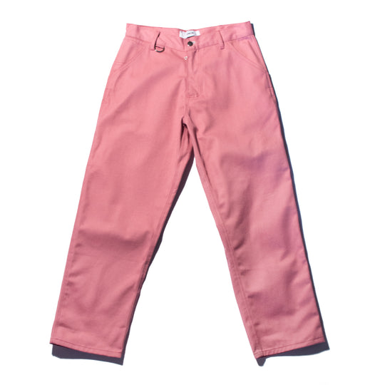 Pink Denim Work Trousers