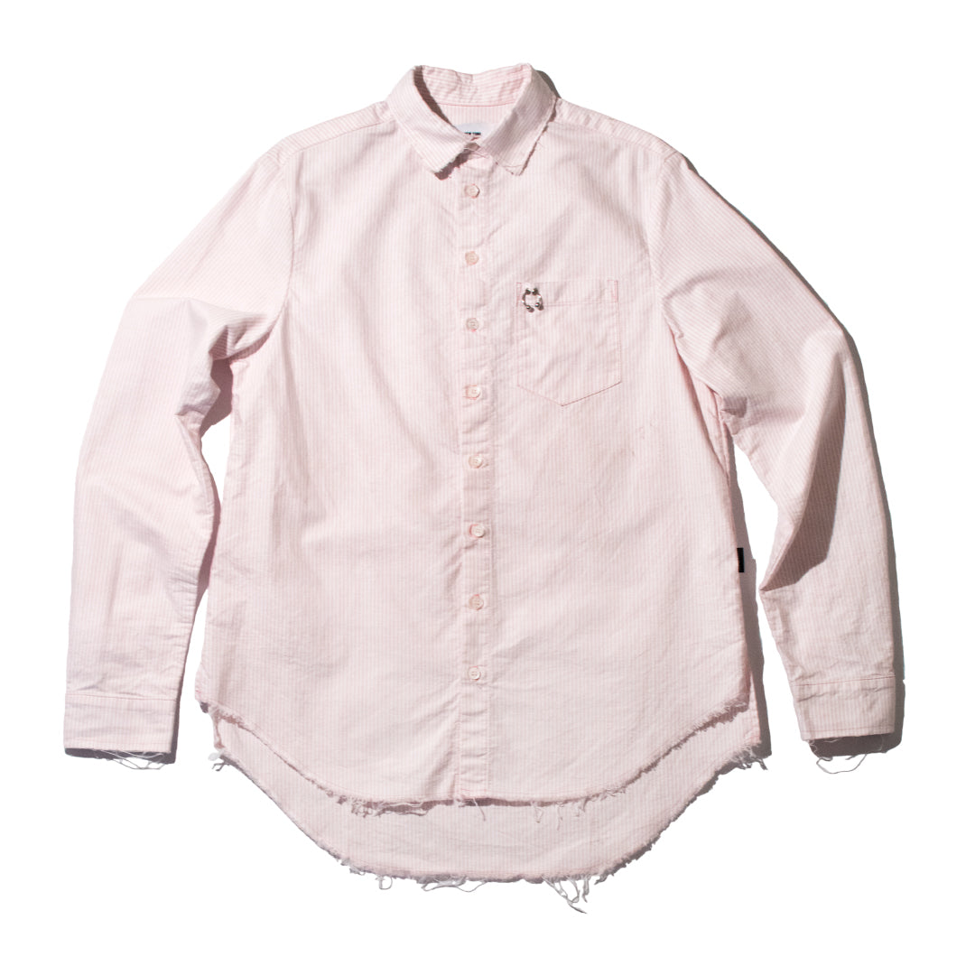 Pink Stripe Signature Pierced Buttondown Shirt